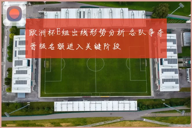 欧洲杯E组出线形势分析 各队争夺晋级名额进入关键阶段