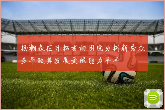 杨瀚森在开拓者的困境分析新秀众多导致其发展受限能力平平