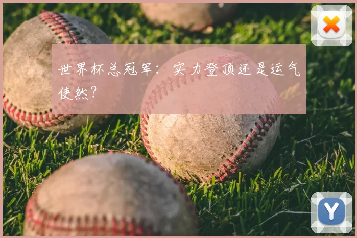 世界杯总冠军：实力登顶还是运气使然？